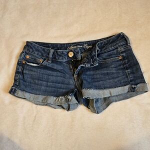 American Eagle Outfitters Women's Blue Denim Shorts